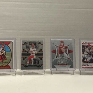 Patrick Mahomes and Travis Kelce Football Cards Bundle